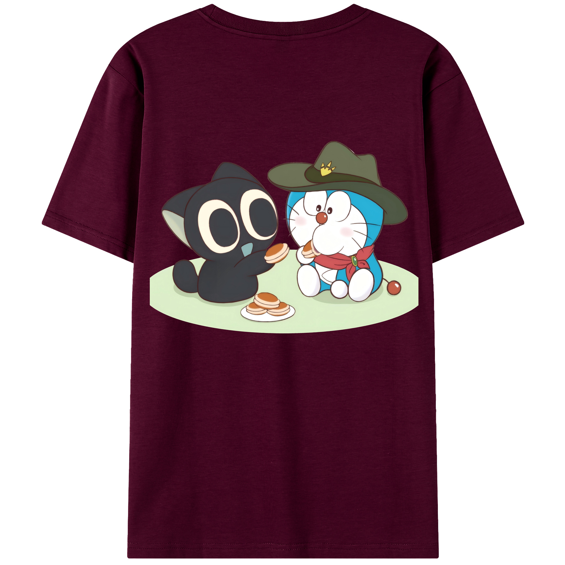 （画像用） ドラえもん Doraemon レディース半袖Tシャツ(バックプリント)